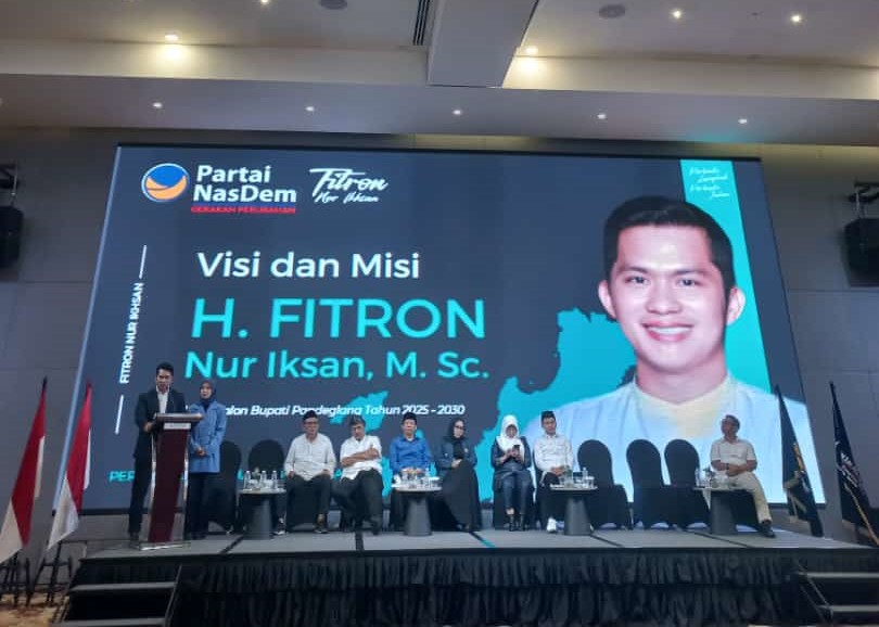 Fitron Bakal Calon Bupati Pandeglang Mengusung Visi Paradigma Pembangunan Yang Efesien